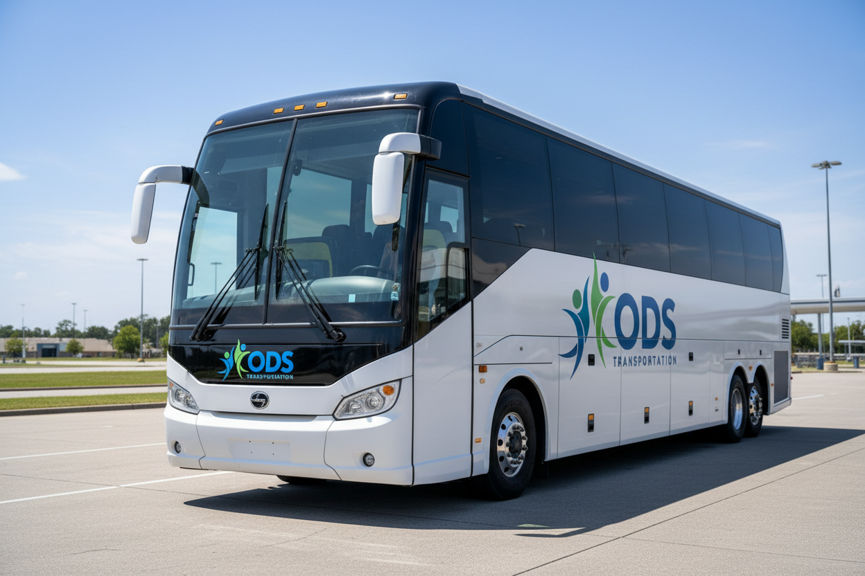 ODS coach bus motorcoach exterior